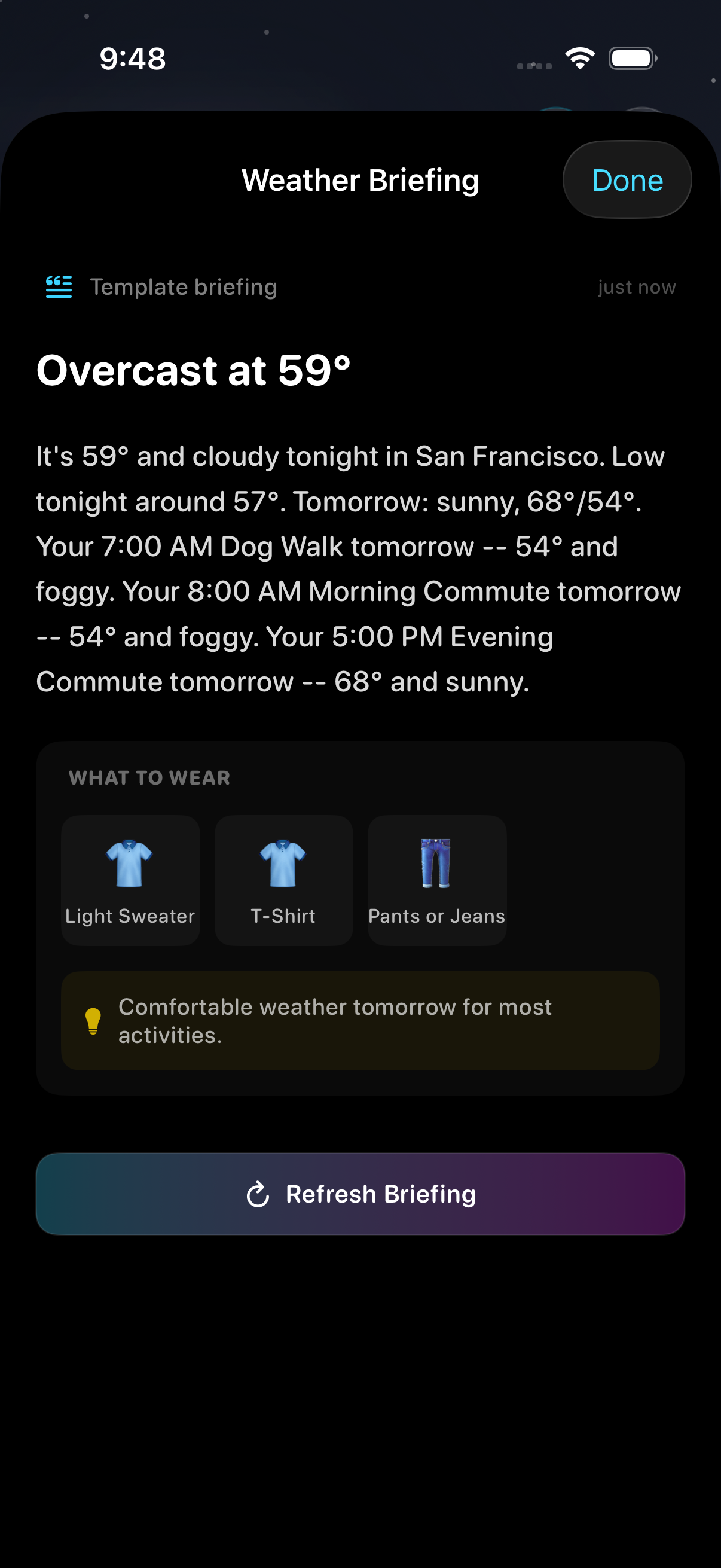 Daily Forecast Detail